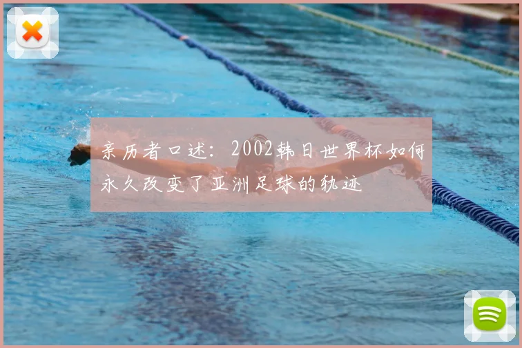 亲历者口述:2002韩日世界杯如何永久改变了亚洲足球的轨迹